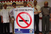 Smoke free Jagannath University, WBB Trust, World Health Organization (WHO) on World No Tobacco Day-2010, anti tobacco, , Bangladesh anti tobacco alliance, tobacco control, BATA
